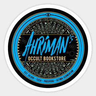 Ahriman's Occult Bookstore - Blue Edition Sticker